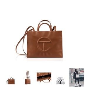 Brand new medium tan telfar bag. Never used, still has packaging on it.